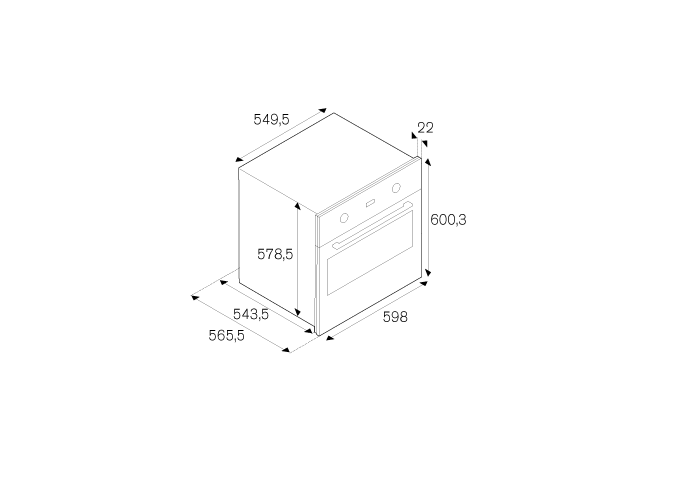 60 single oven XD | Bertazzoni