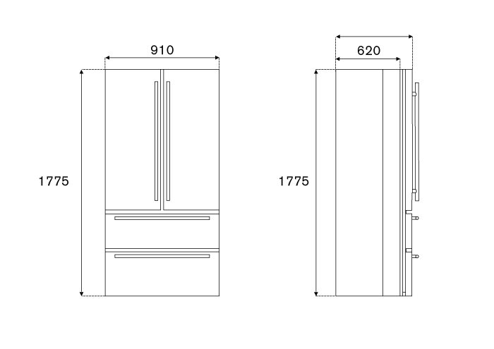 90 cm Freestanding French Door | Bertazzoni
