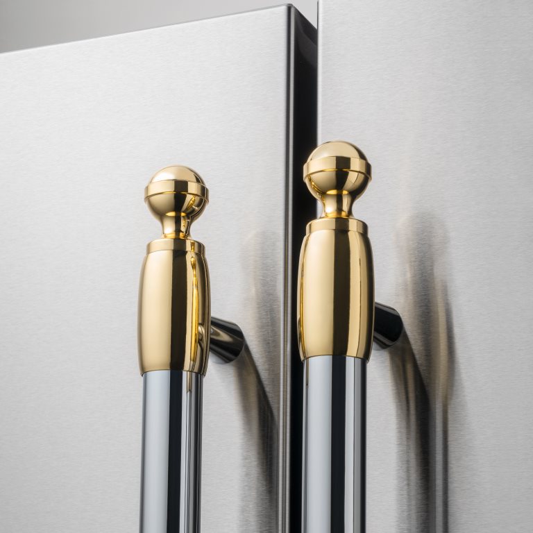 Gold décor set for Refrigerators | Bertazzoni - Gold