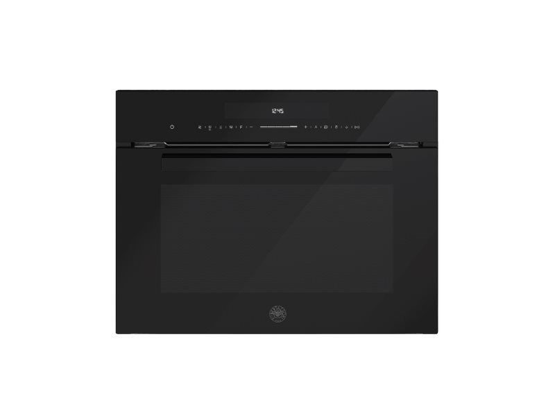 60x45cm Combi-Microwave Oven, LCD Display | Bertazzoni - Black glass
