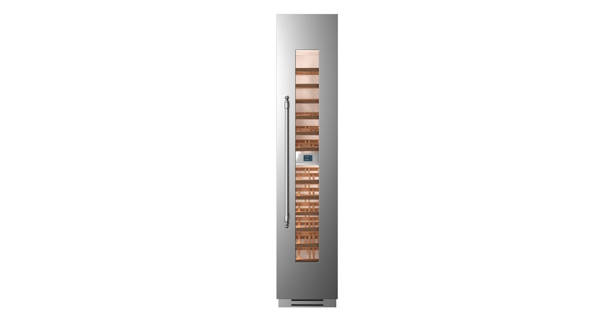 45 cm Built-in Wine Cellar Column Stainless Steel | Bertazzoni