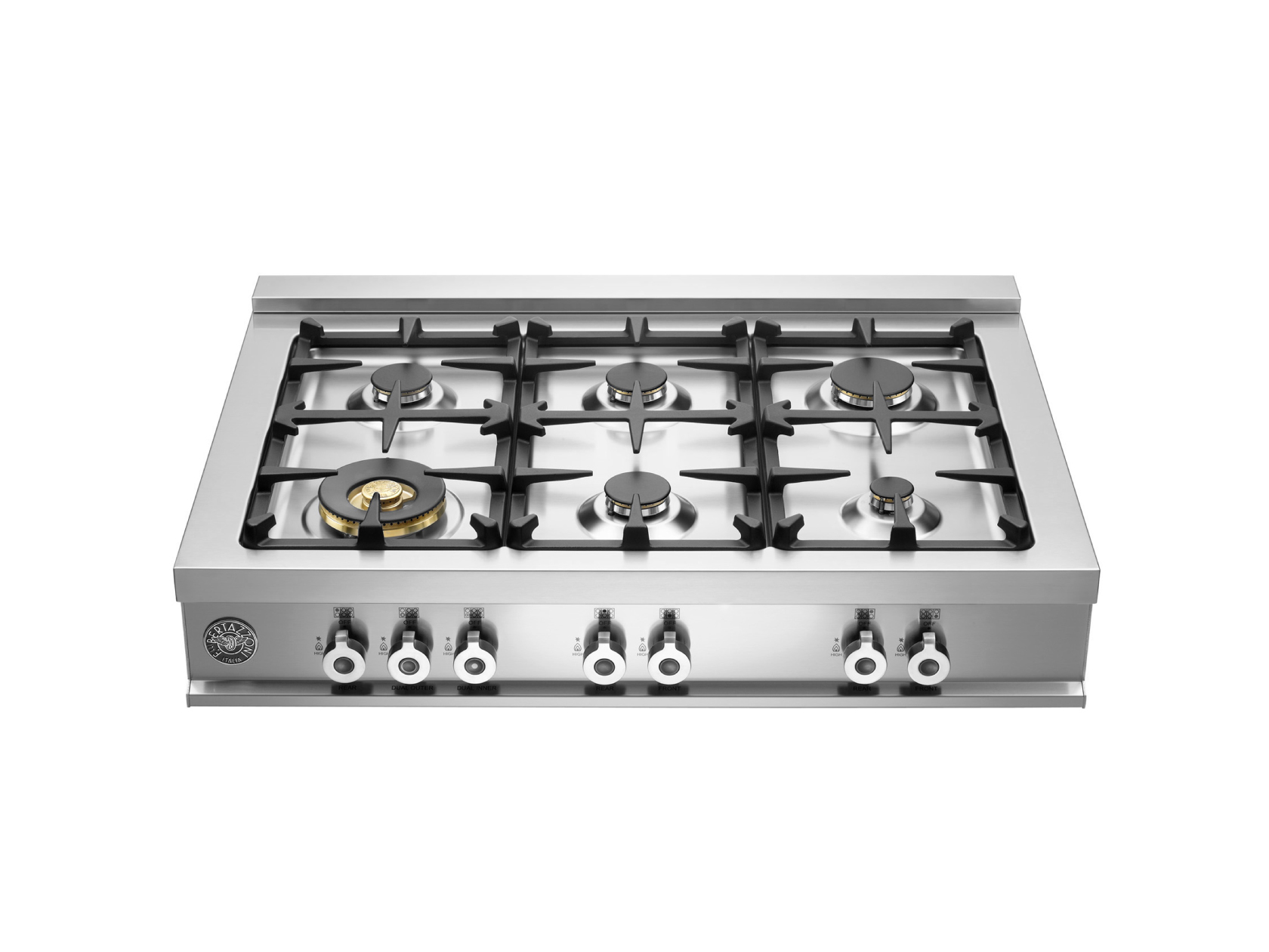90 cm Gas | hob Bertazzoni dual central wok with