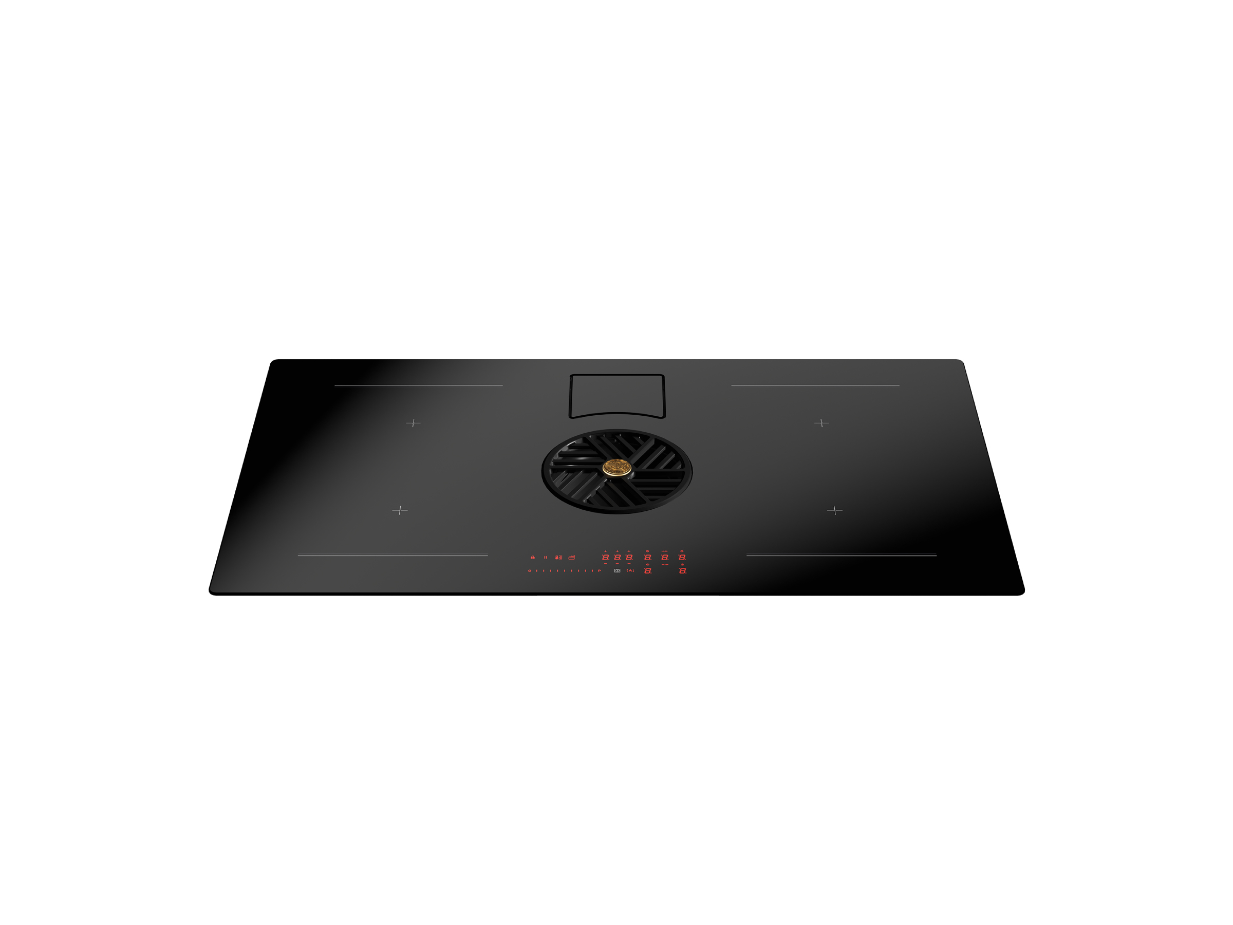 80 cm induction hob with integrated hood | Bertazzoni