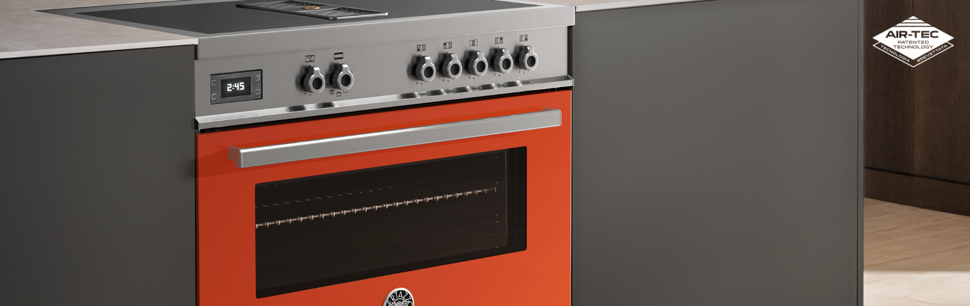 The Air-Tec freestanding Cooker wins the iF Design Award 2024 - Bertazzoni