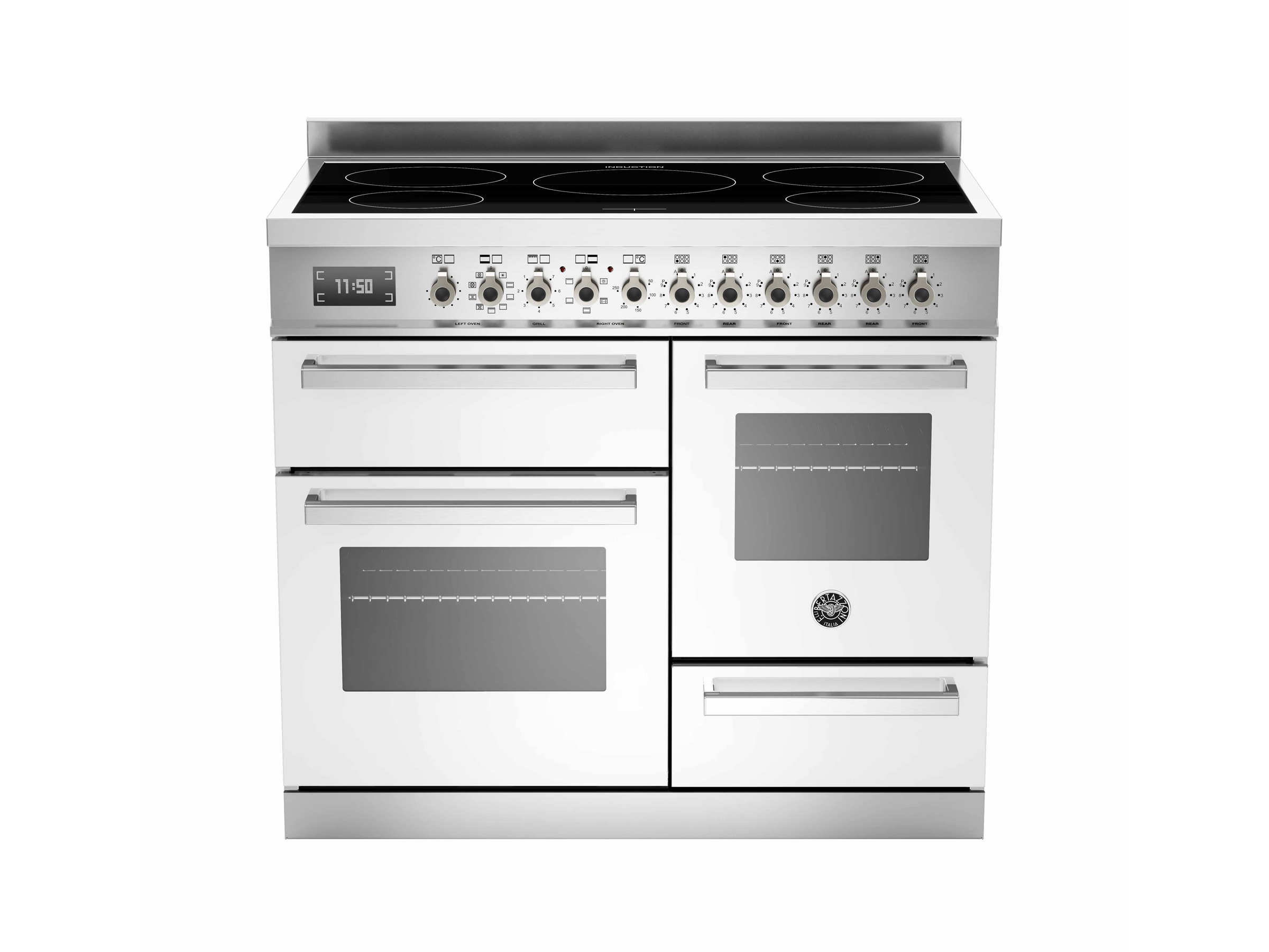 induction top electric range