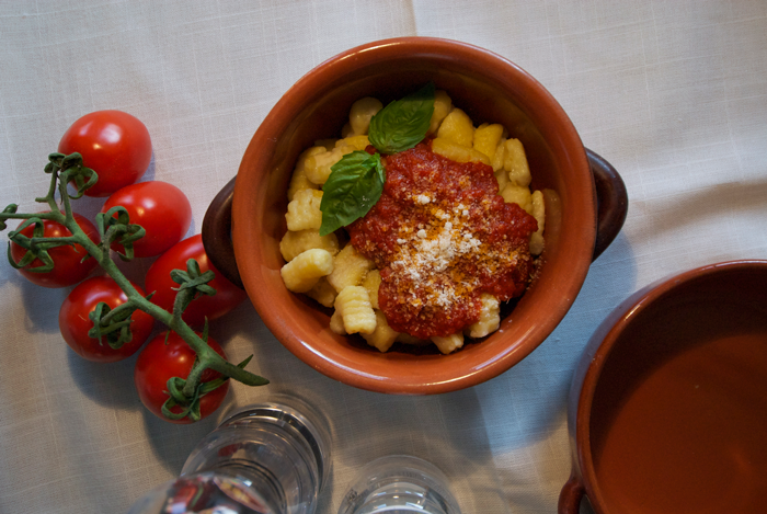Potato Gnocchi with tomato sauce and basil - Bertazzoni