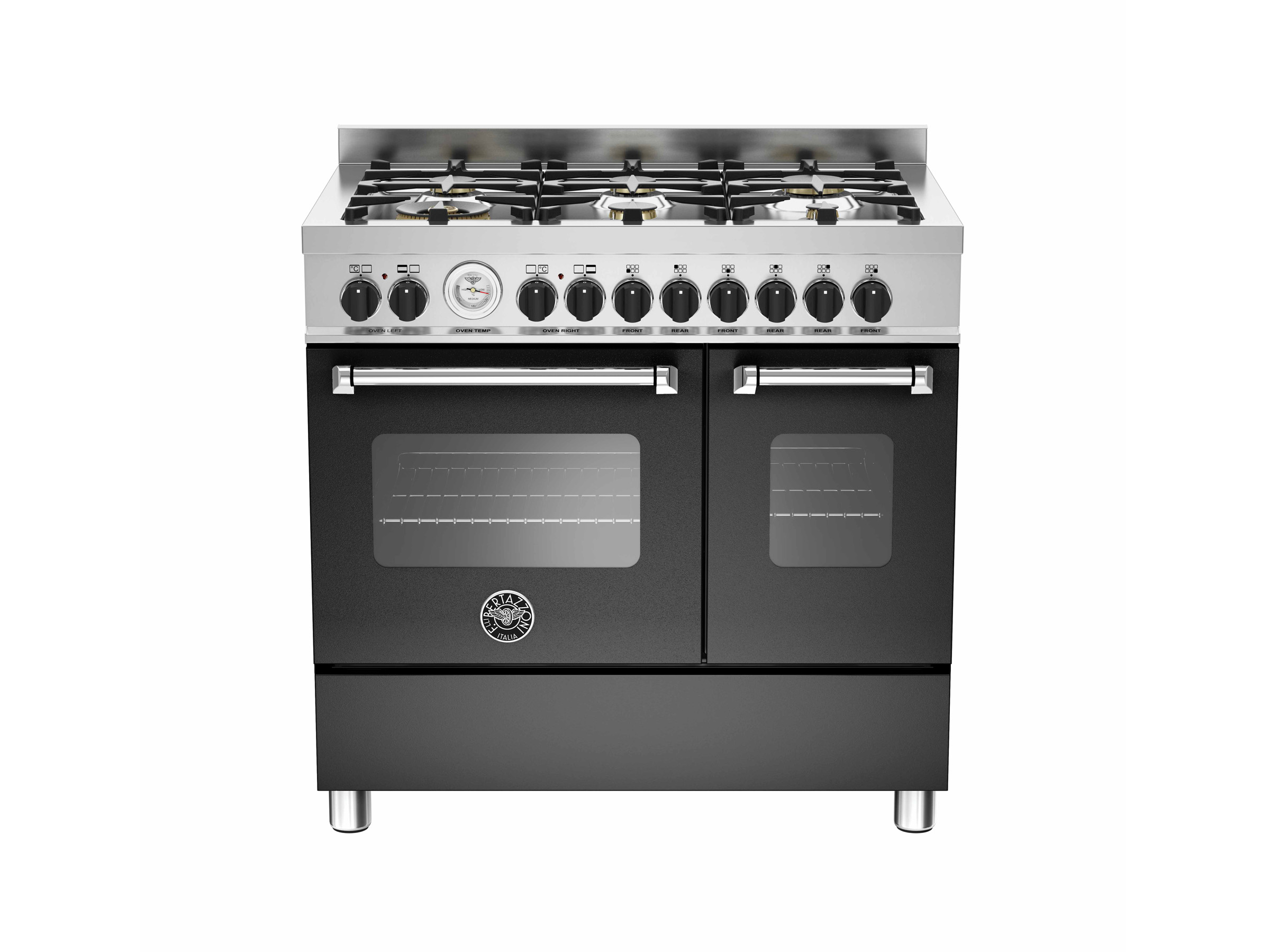 90 Cm 6-burner Electric Double Oven 